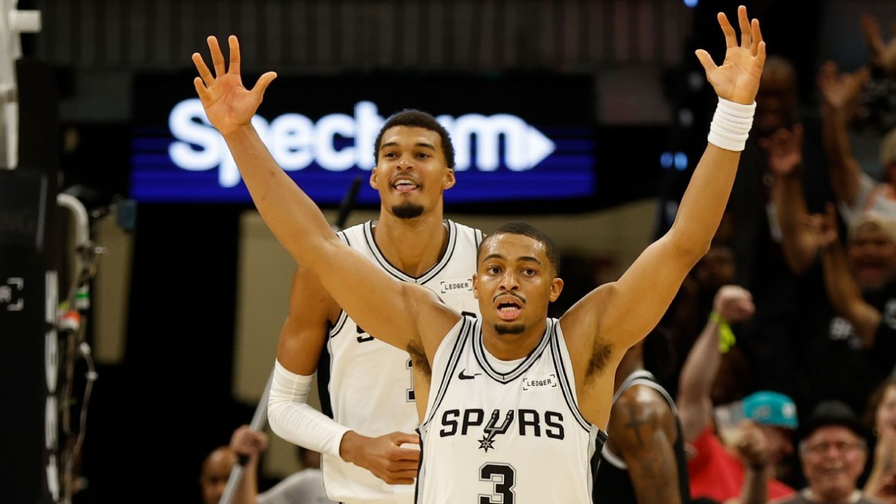 Victor Wembanyama, Keldon Johnson go bald after loss to OKC 1