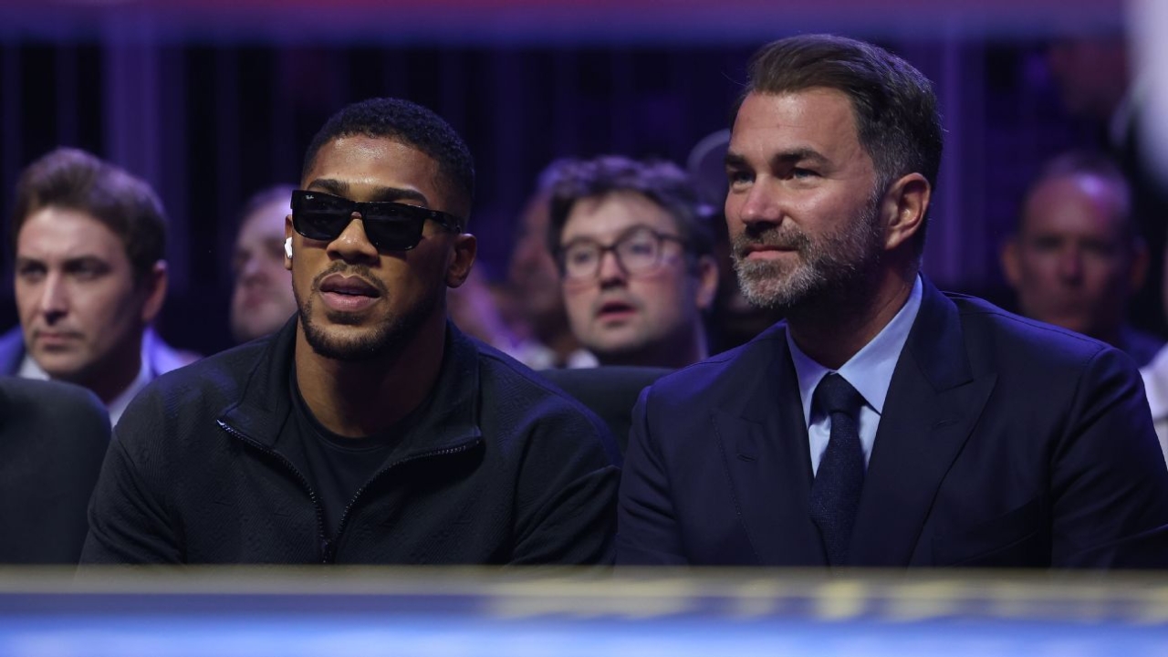 Anthony Joshua 'will take his time to get back on track' after crash - Eddie Hearn 1