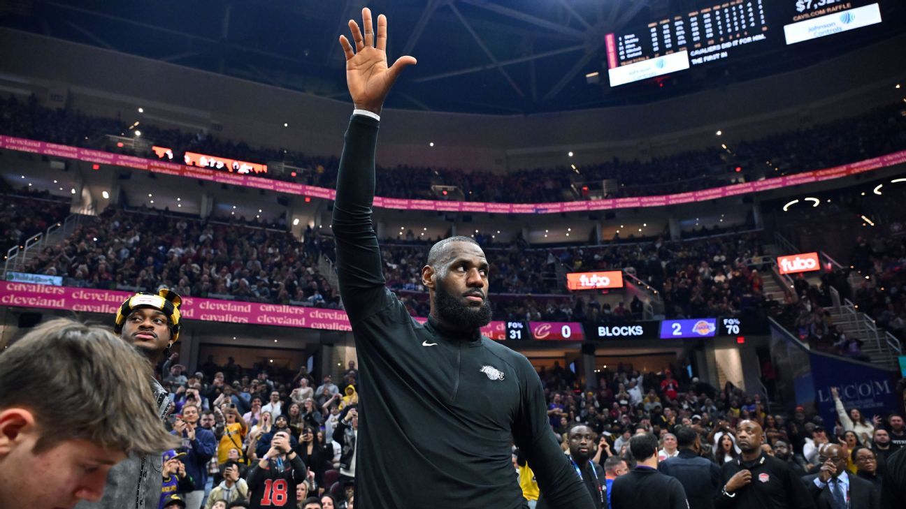 LeBron James' standout displays against the Cavaliers 1