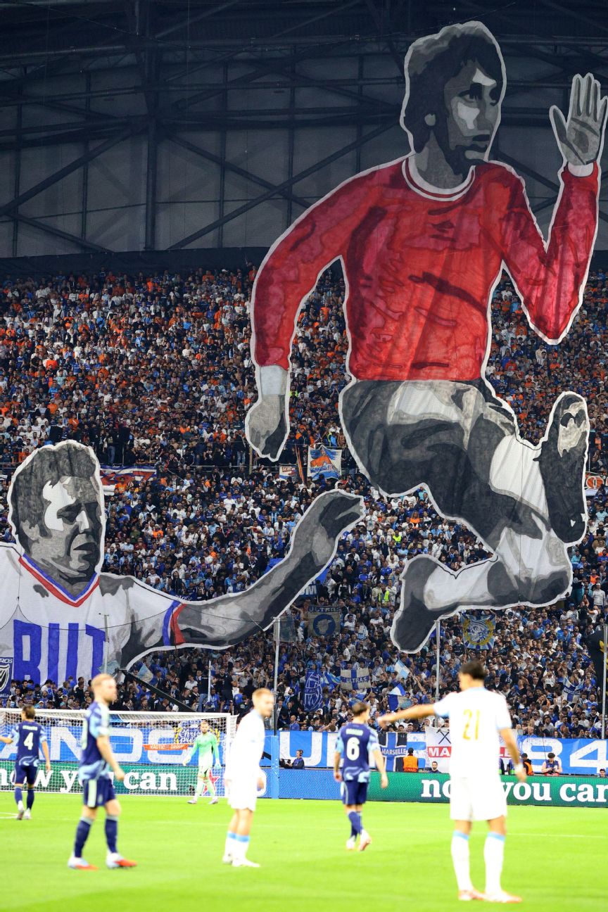 Top Champions League tifos: Bob Marley, The Beatles, 'Erling the Great' 2