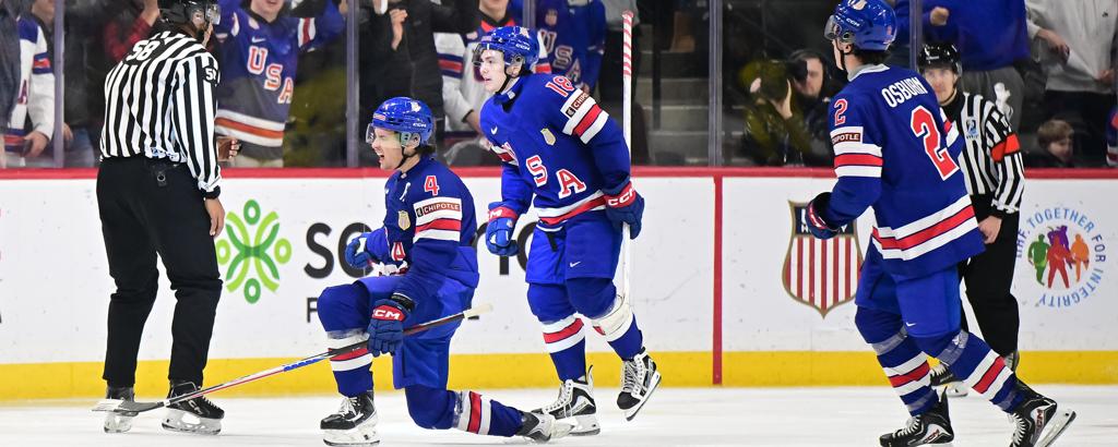 USA Plays Finland Tonight in Quarterfinals; Faceoff Set for 5 p.m. CT 6