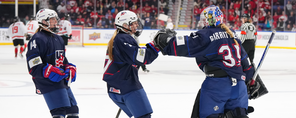 GOLDEN: U.S. Knocks Off Canada, 2-0, to Win Under-18 Women’s Worlds 23