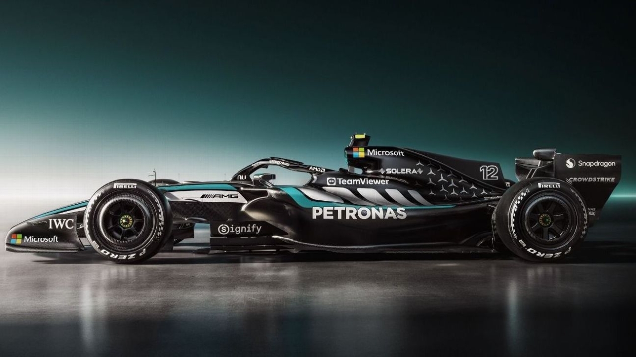 Mercedes' F1 title challenger? First images of George Russell, Kimi Antonelli's 2026 car revealed 1