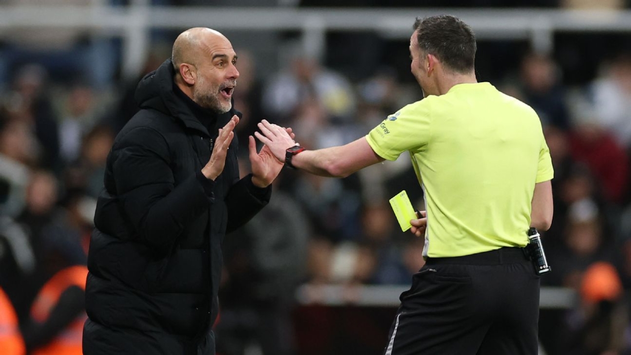 Pep rants at VAR over disallowed Semenyo goal for Man City 1