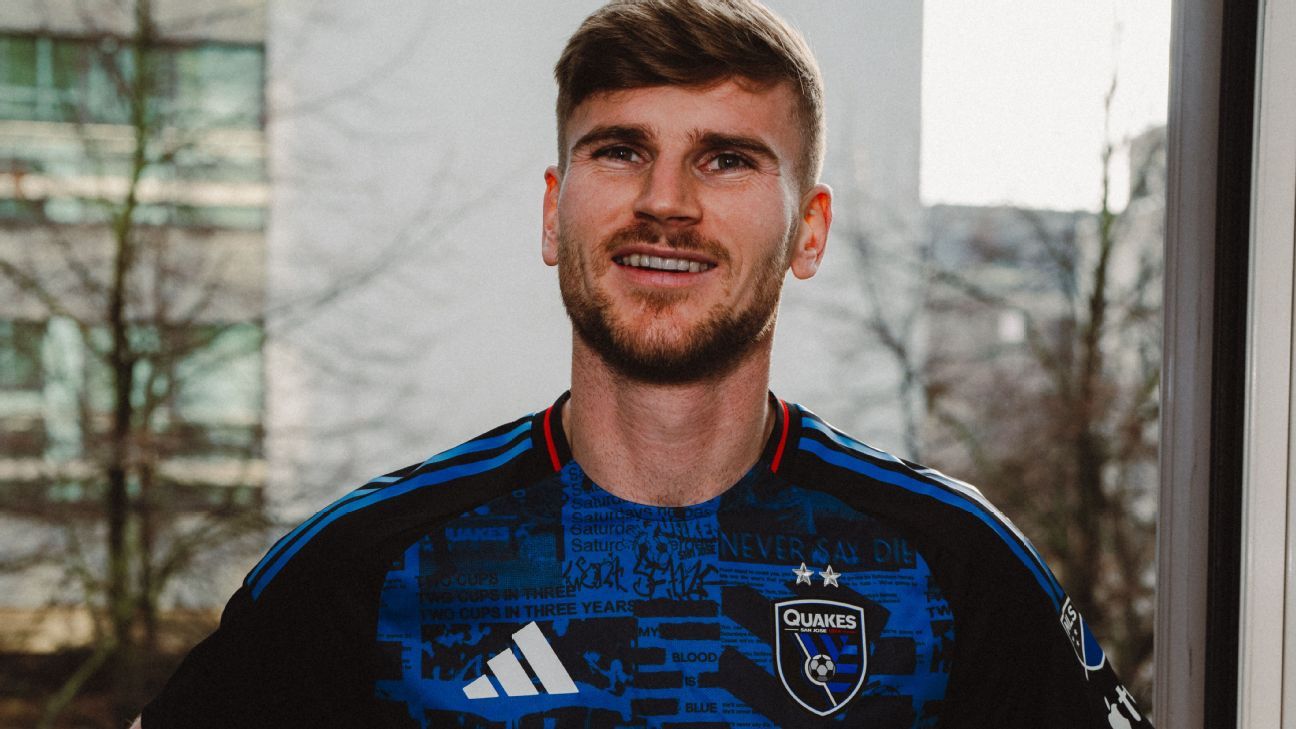 San Jose Earthquakes acquire Timo Werner from Leipzig on a contract until 2028. 1