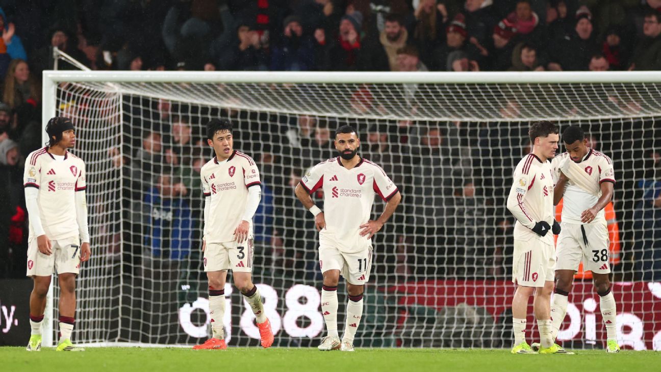 Liverpool exhausted their efforts in a late defeat against Bournemouth. 1