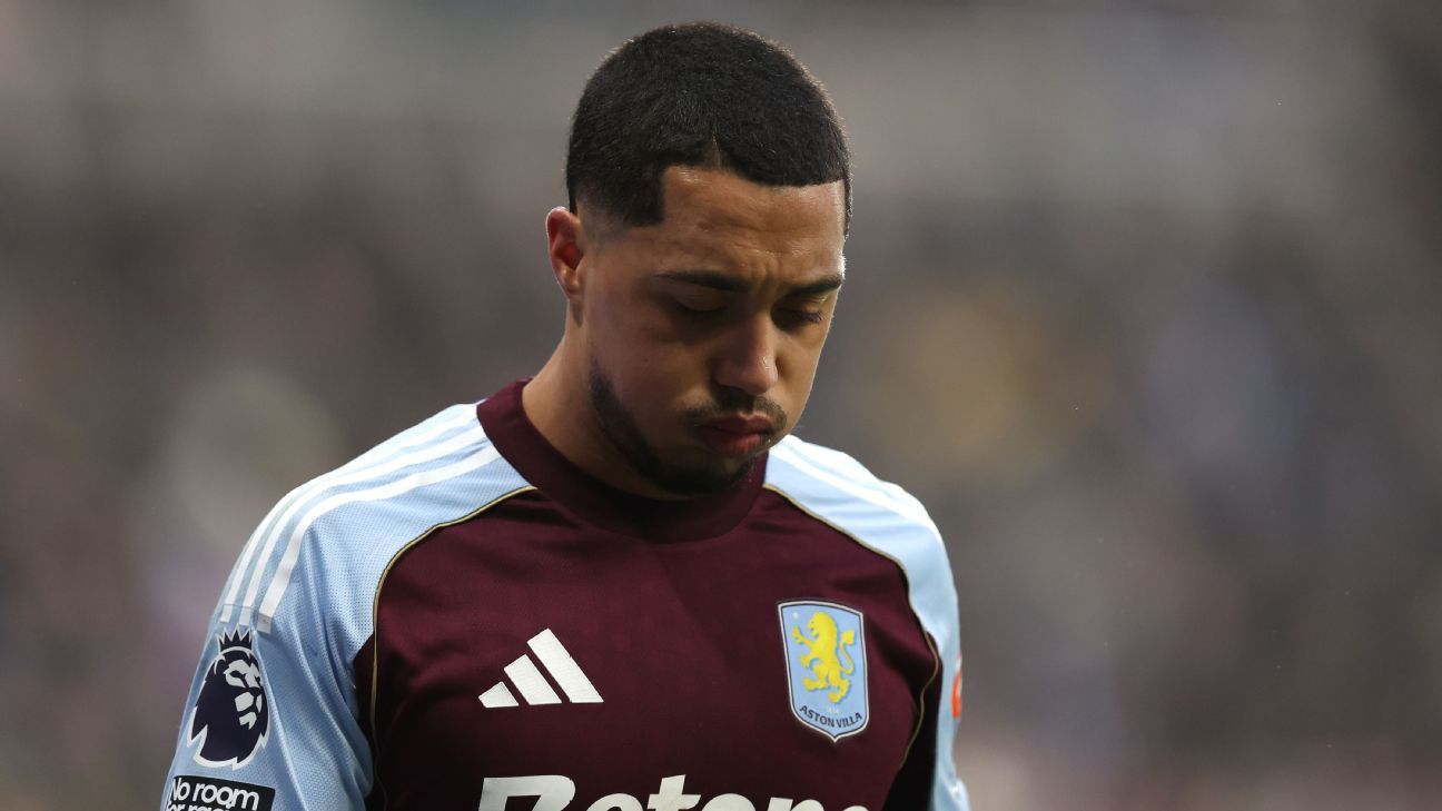 Youri Tielemans sidelined for a minimum of two months as Aston Villa's injury issues escalate. 1