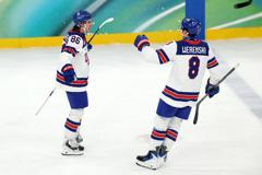Team USA Advances to Olympic Gold-Medal Game With 6-2 Victory Over Slovakia Team USA Moves Forward to Olympic Gold Medal Match Following 6-2 Win Against Slovakia 22