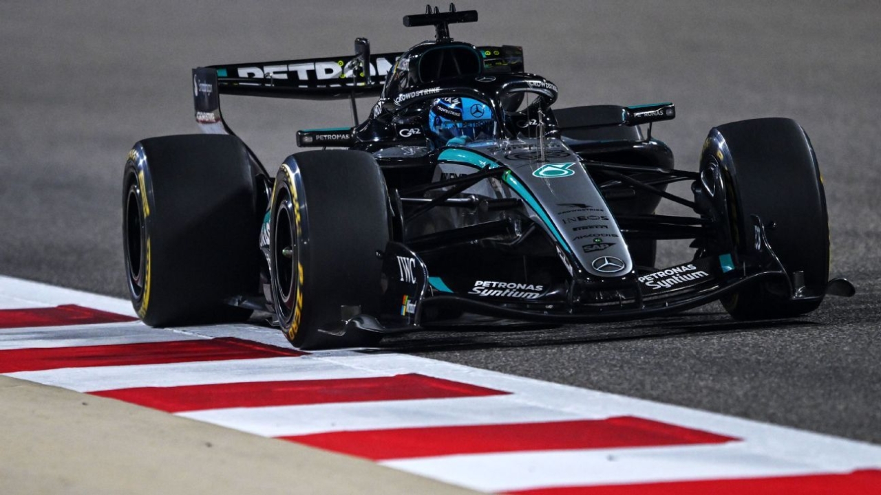 George Russell maintains Mercedes' lead during F1 testing, while McLaren and Ferrari hint at competitive speed. 1