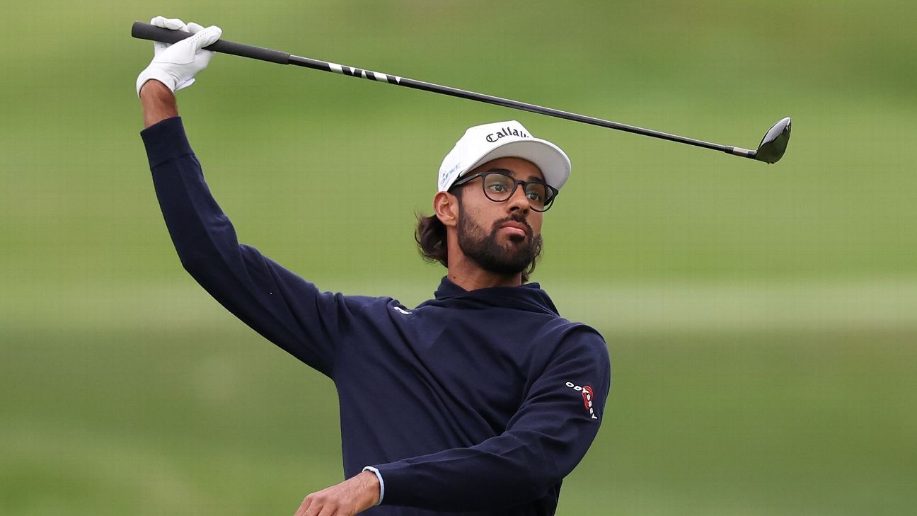 Akshay Bhatia's series of birdies secures third-round advantage at Pebble Beach 1