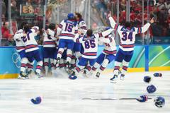 GOLDEN: U.S. Men Win Olympic Gold With 2-1 Overtime Victory Over Canada U.S. Men's Team Secures Olympic Gold After 2-1 Overtime Win Against Canada 29