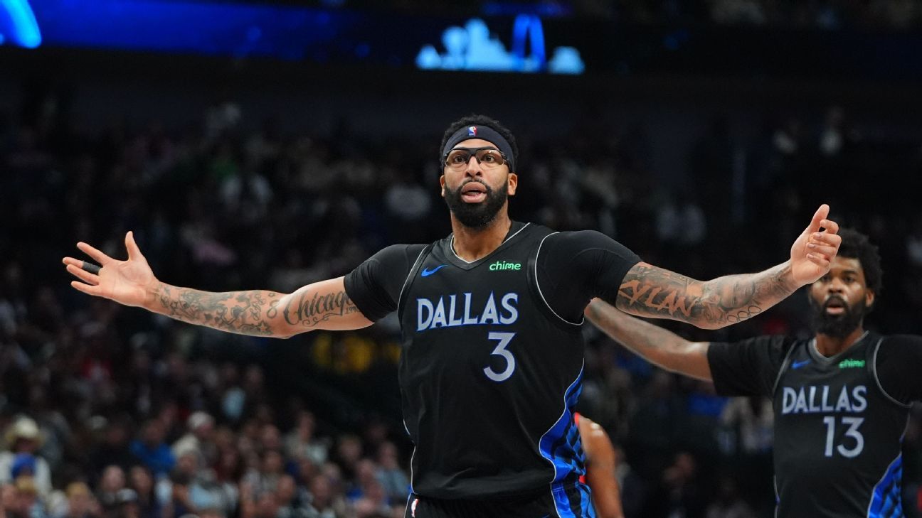 Mavericks reportedly send Anthony Davis to Wizards, according to sources. 1