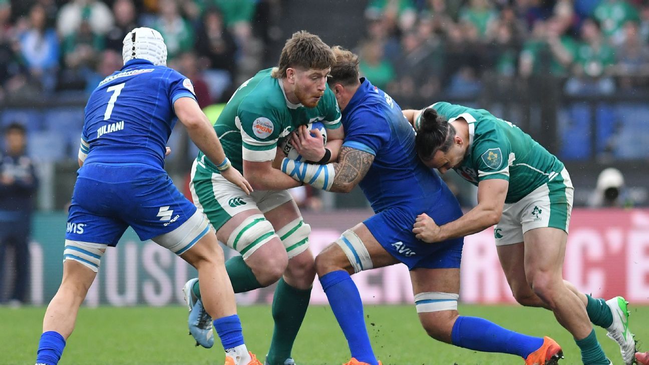 Ireland vs. Italy Six Nations: Broadcast details, start time, live streaming options, and recent updates 1