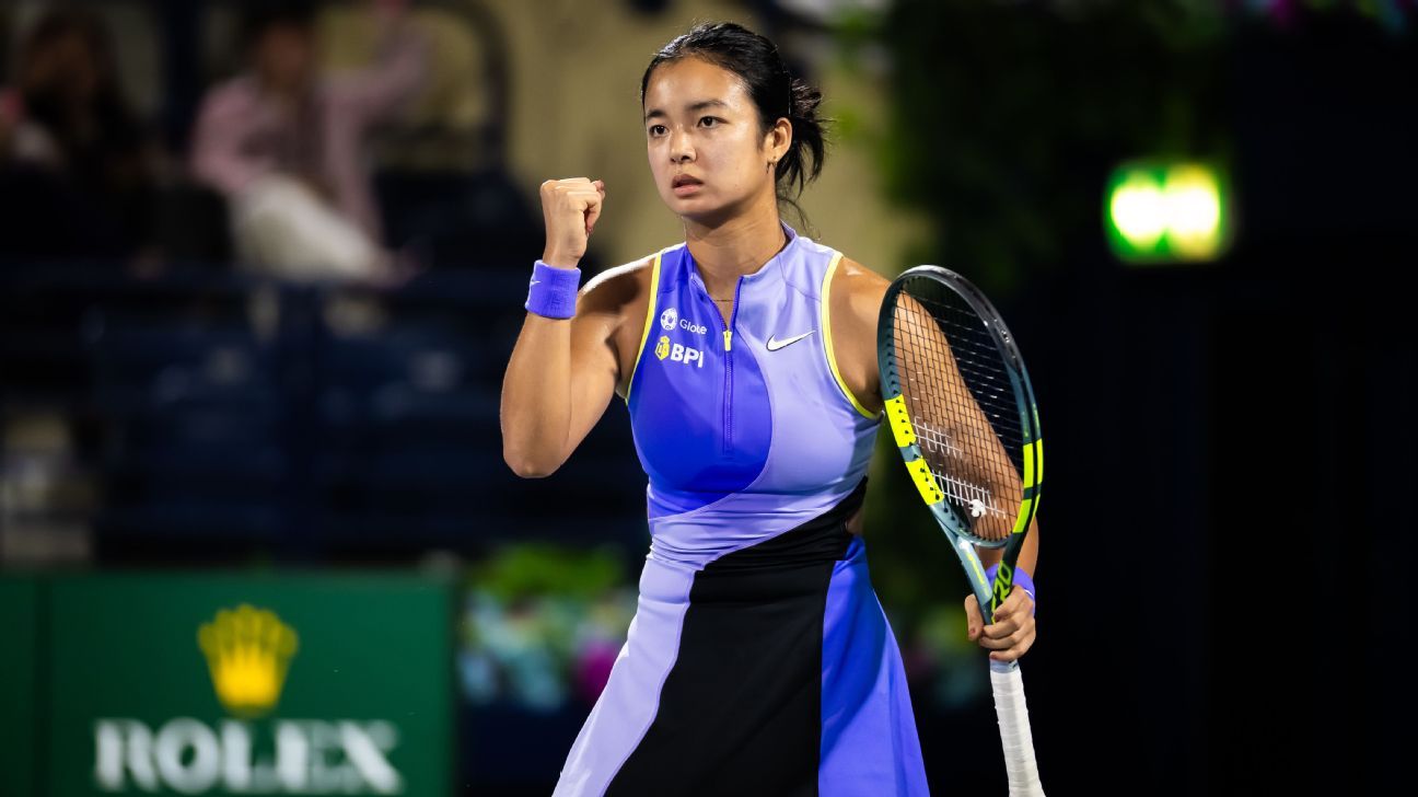 Alex Eala barges into Dubai Tennis Championships quarterfinals Alex Eala advances to the quarterfinals of the Dubai Tennis Championships. 1