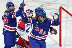 Team USA Secures Victory Over Czechia, 5-1, in Olympic Winter Games Opener 22