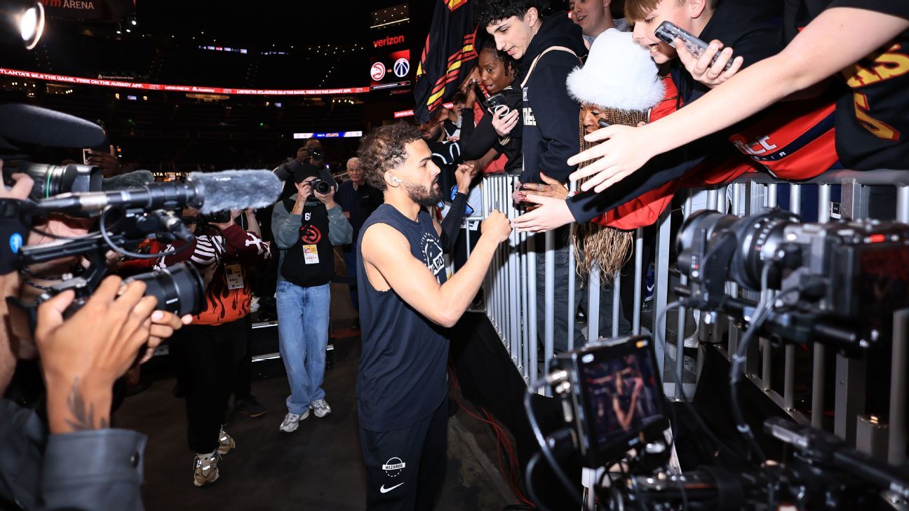 Trae Young returns to Atlanta for first time since Wizards trade Trae Young makes his first appearance in Atlanta following the trade with the Wizards. 1