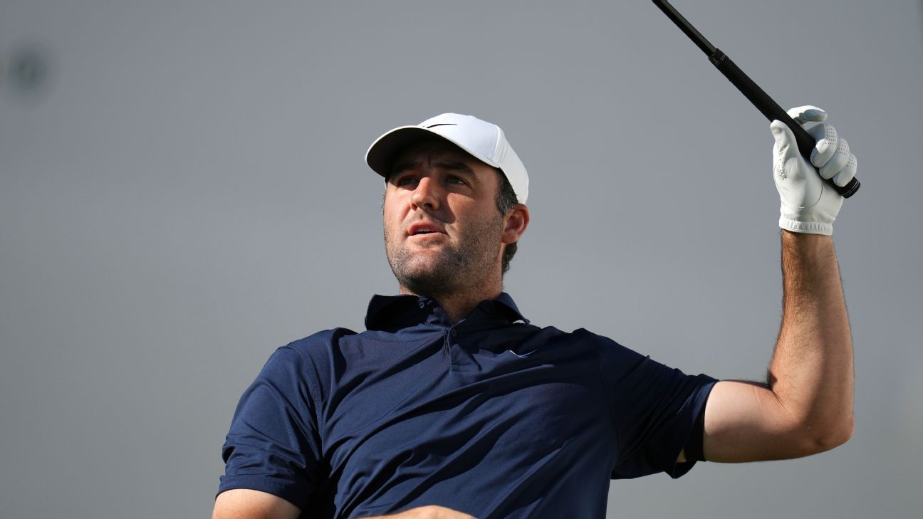 Scottie Scheffler at risk of failing to make the cut at the Phoenix Open 1