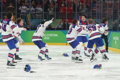 GOLDEN: U.S. Men Win Olympic Gold With 2-1 Overtime Victory Over Canada U.S. Men's Team Secures Olympic Gold After 2-1 Overtime Win Against Canada 38