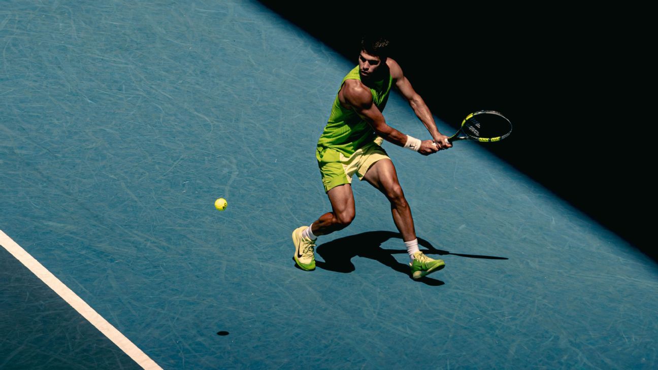 Carlos Alcaraz breezes to Qatar Open title in just 50 minutes Carlos Alcaraz secures Qatar Open championship in a swift 50 minutes. 1