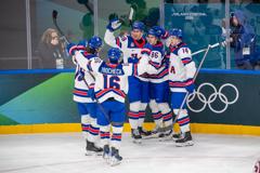 U.S. Men's Team Secures 5-1 Victory Over Latvia in Opening Olympic Qualifier 31