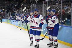 Team USA Advances to Olympic Gold-Medal Game With 6-2 Victory Over Slovakia Team USA Moves Forward to Olympic Gold Medal Match Following 6-2 Win Against Slovakia 20