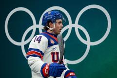 Team USA Advances to Olympic Gold-Medal Game With 6-2 Victory Over Slovakia Team USA Moves Forward to Olympic Gold Medal Match Following 6-2 Win Against Slovakia 27