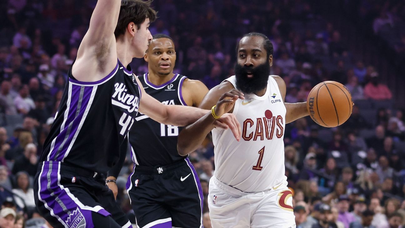 James Harden records 23 points, secures victory in first game with Cavs 1