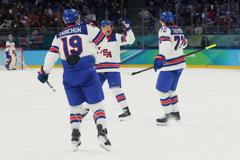 Team USA Advances to Olympic Gold-Medal Game With 6-2 Victory Over Slovakia Team USA Moves Forward to Olympic Gold Medal Match Following 6-2 Win Against Slovakia 25