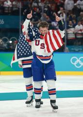 GOLDEN: U.S. Men Win Olympic Gold With 2-1 Overtime Victory Over Canada U.S. Men's Team Secures Olympic Gold After 2-1 Overtime Win Against Canada 34