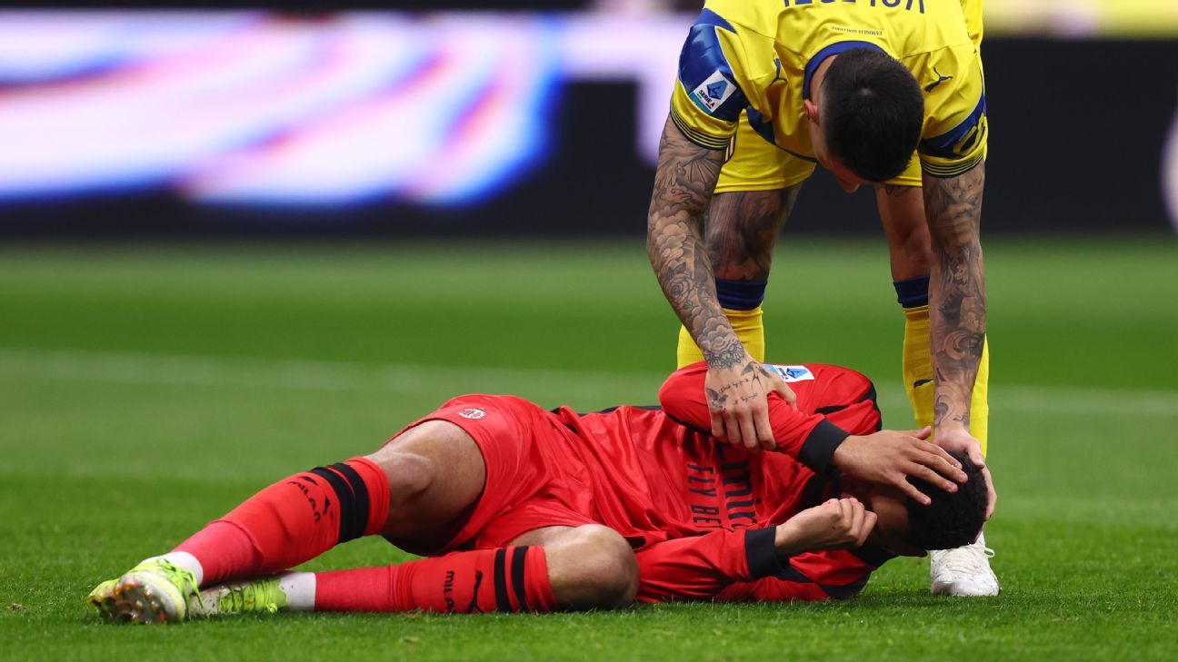 AC Milan's Loftus-Cheek hospitalized following clash with goalkeeper 1