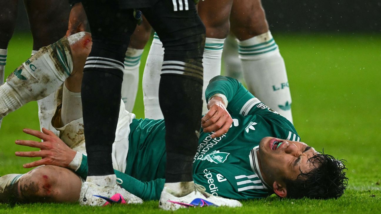 Arne Slot expresses concern over another injury setback for Liverpool. 1