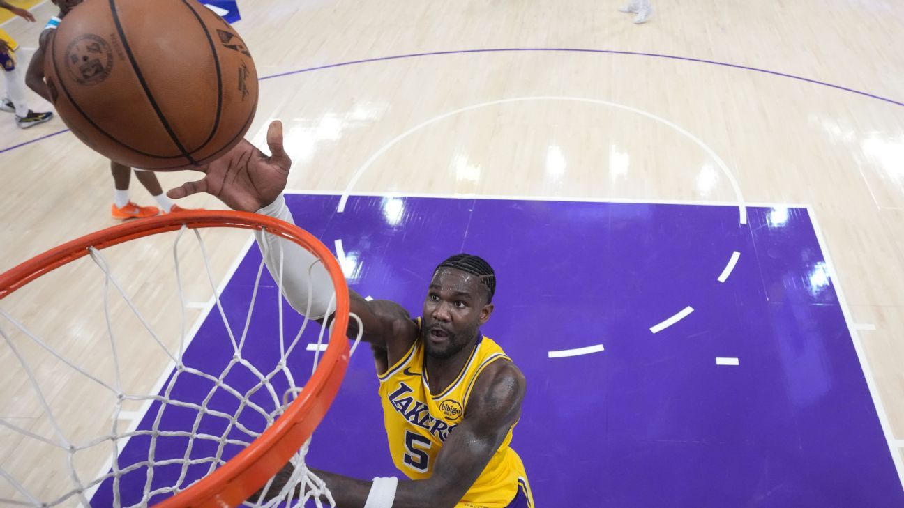 Why the Lakers' success depends on Deandre Ayton -- and vice versa The Lakers' performance is linked to Deandre Ayton's contributions, and the reverse is also true. 1