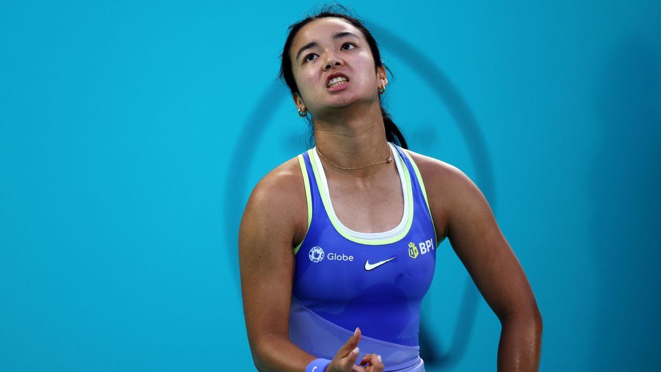 Alex Eala experiences singles setback at the Abu Dhabi Open but advances in doubles alongside Janice Tjen. 1