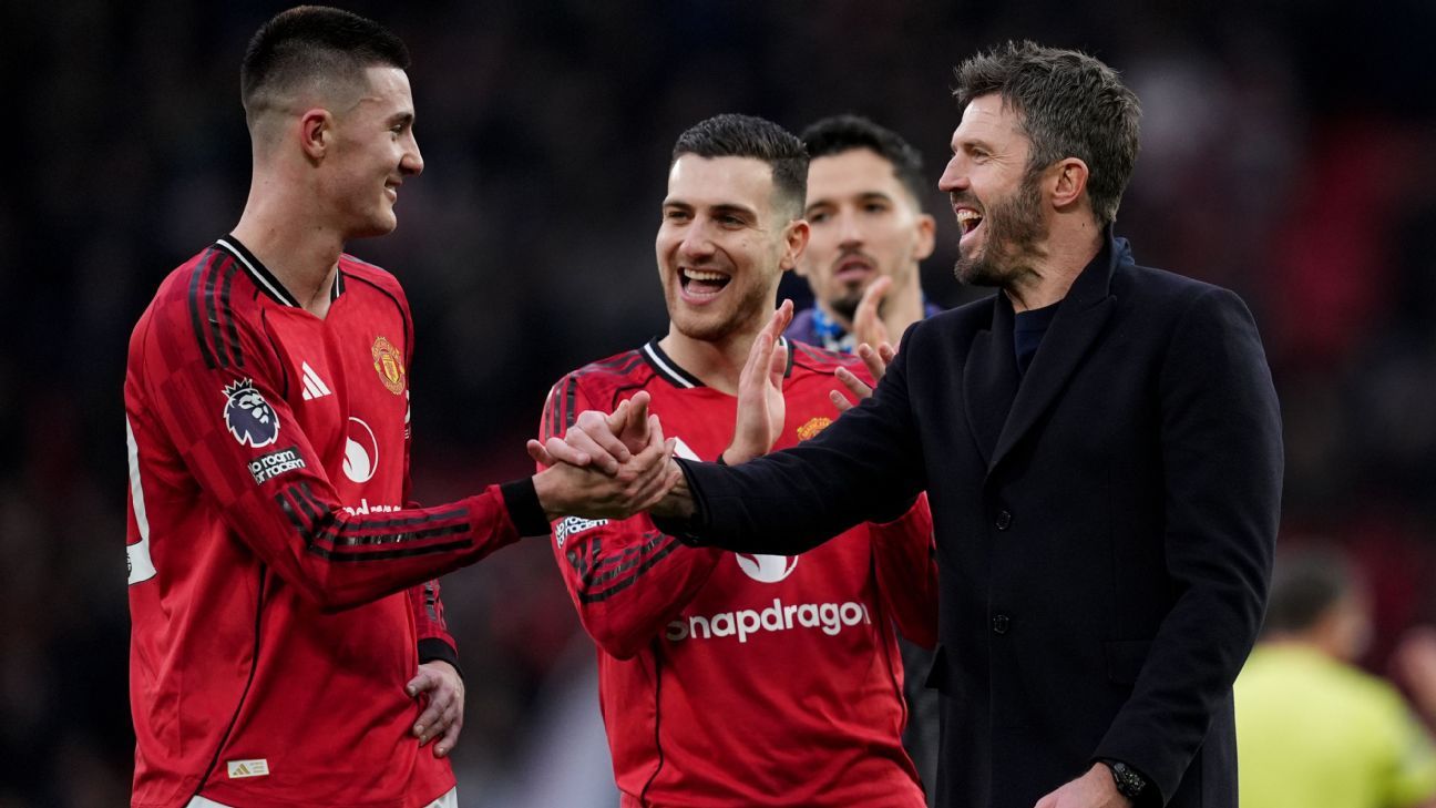 Carrick praises 'significant talent' Sesko following Manchester United's victory. 1