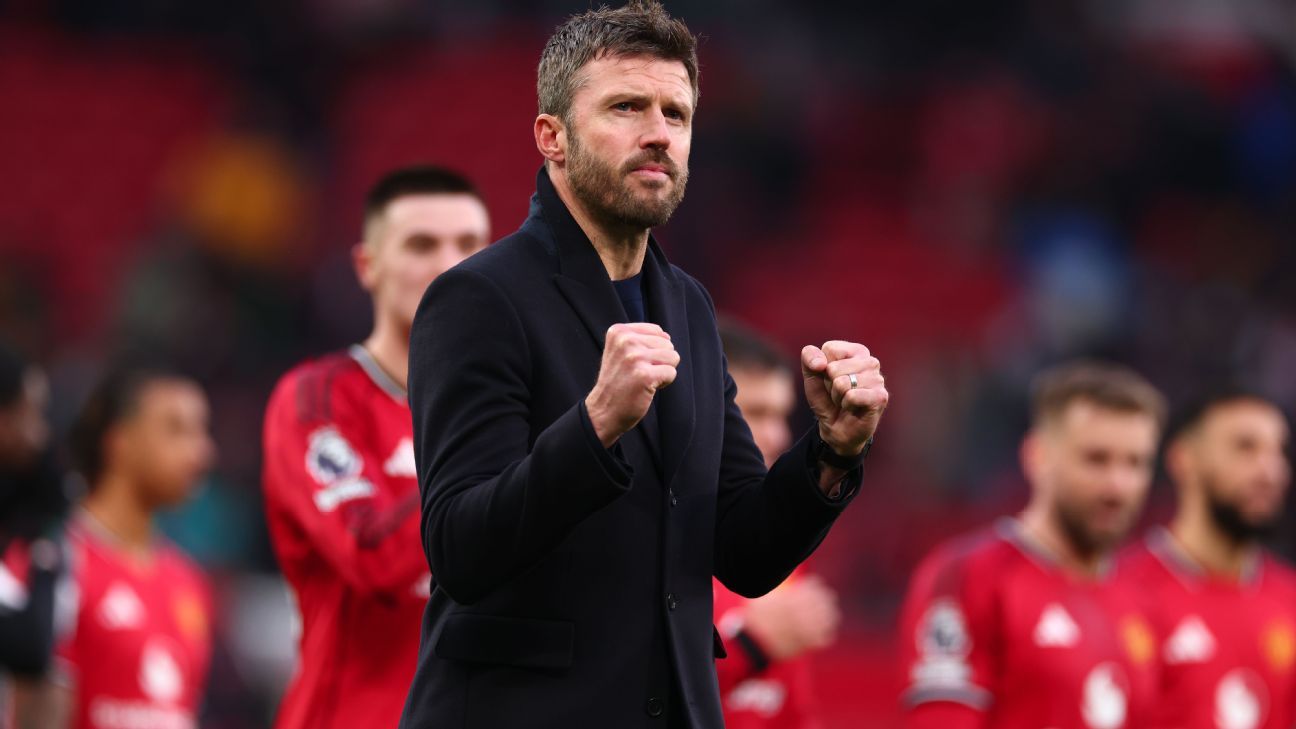 Carrick: Man United can't get 'carried away' with Champions League within reach Carrick: Manchester United must remain grounded with Champions League qualification in sight 1