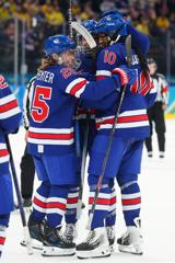 U.S. Women Defeat Sweden, 5-0; Earn Spot in Olympics Gold Medal Game U.S. Women's Team Triumphs Over Sweden, 5-0; Secures Place in Olympic Gold Medal Match 22