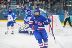 Team USA Secures 6-0 Win Against Italy in Olympic Winter Games Quarterfinals 27