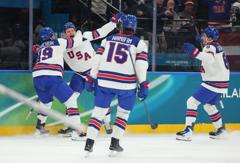 U.S. Men's Team Secures 5-1 Victory Over Latvia in Opening Olympic Qualifier 26