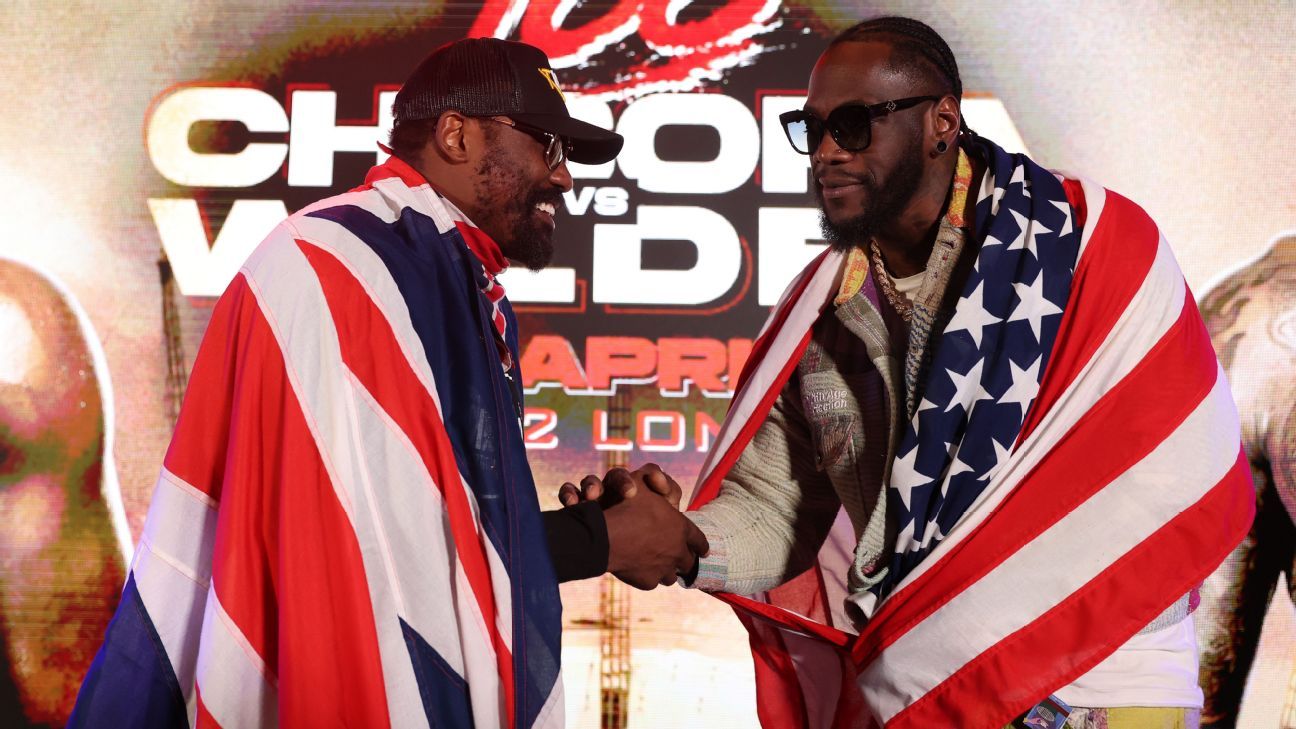 Deontay Wilder: My need for a bout with Derek Chisora exceeds his. 1