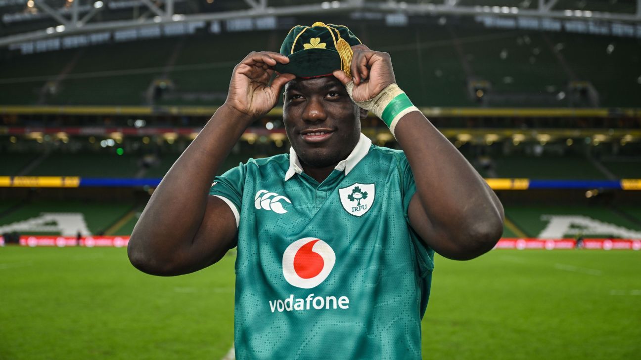 Irish Rugby Football Union probes 'cowardly' racial harassment directed at Edwin Edogbo. 1