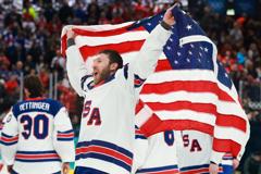 GOLDEN: U.S. Men Win Olympic Gold With 2-1 Overtime Victory Over Canada U.S. Men's Team Secures Olympic Gold After 2-1 Overtime Win Against Canada 35
