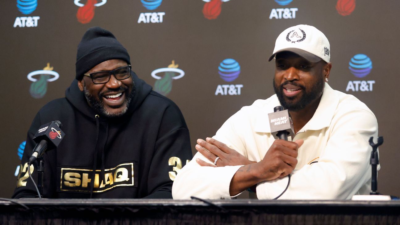 Shaquille O'Neal and Miami Heat commemorate the 20th anniversary of their 2006 NBA championship. 1
