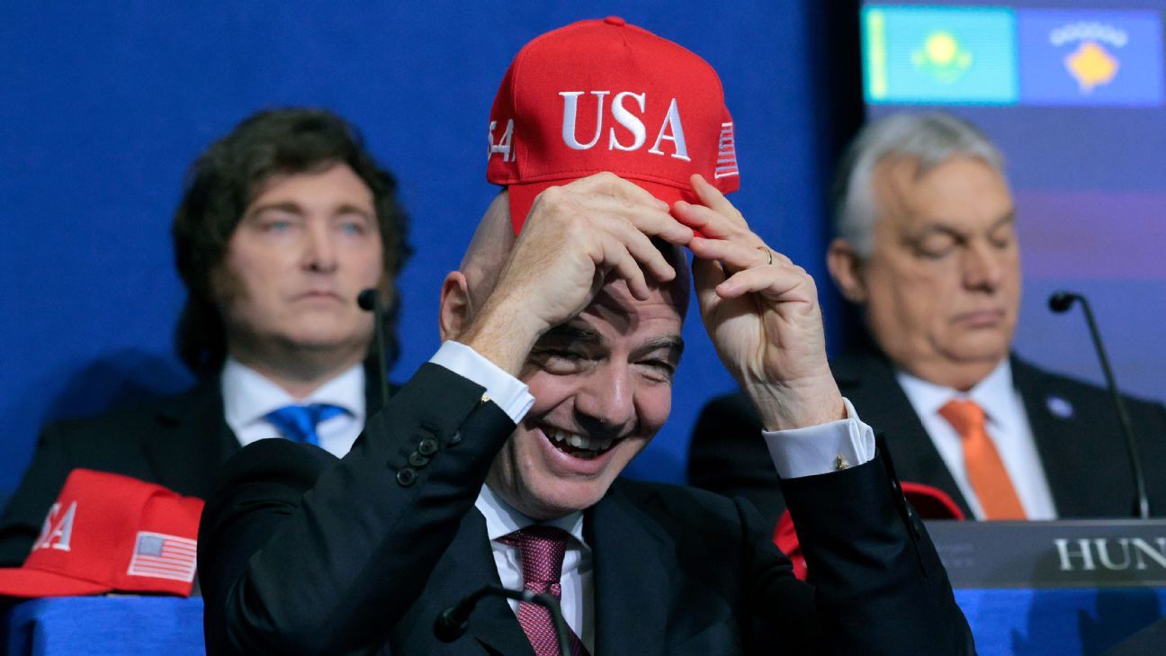 FIFA president Infantino to face no IOC action over Trump peace board FIFA president Infantino will not encounter any action from the IOC regarding the Trump peace board. 1