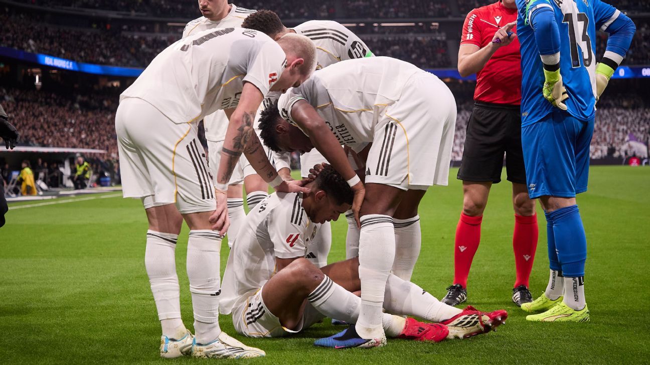 What is the duration of Jude Bellingham's injury? How many games will he be sidelined? 1