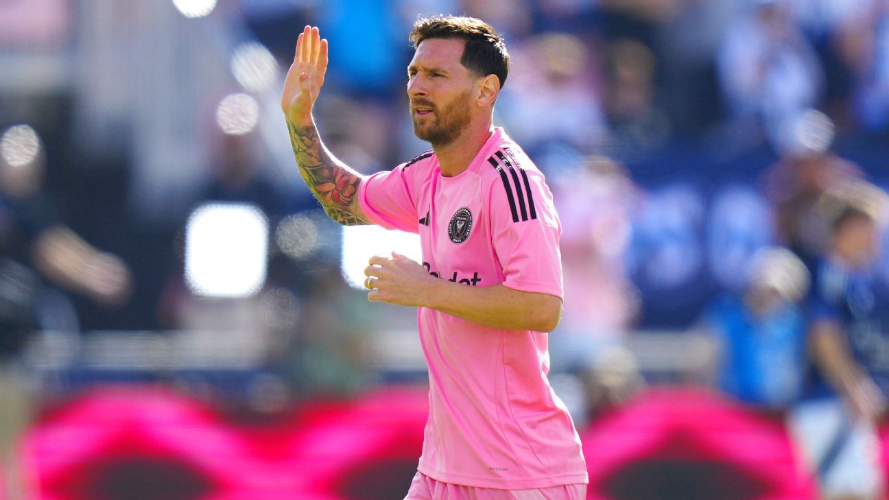 Inter Miami's exhibition match in Puerto Rico delayed due to Lionel Messi's injury. 1