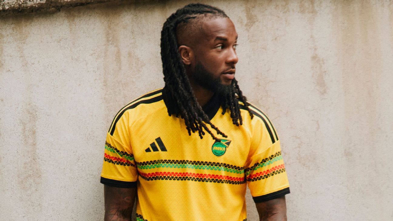 Jamaica reveals stylish uniforms in preparation for World Cup qualifying matches. 1