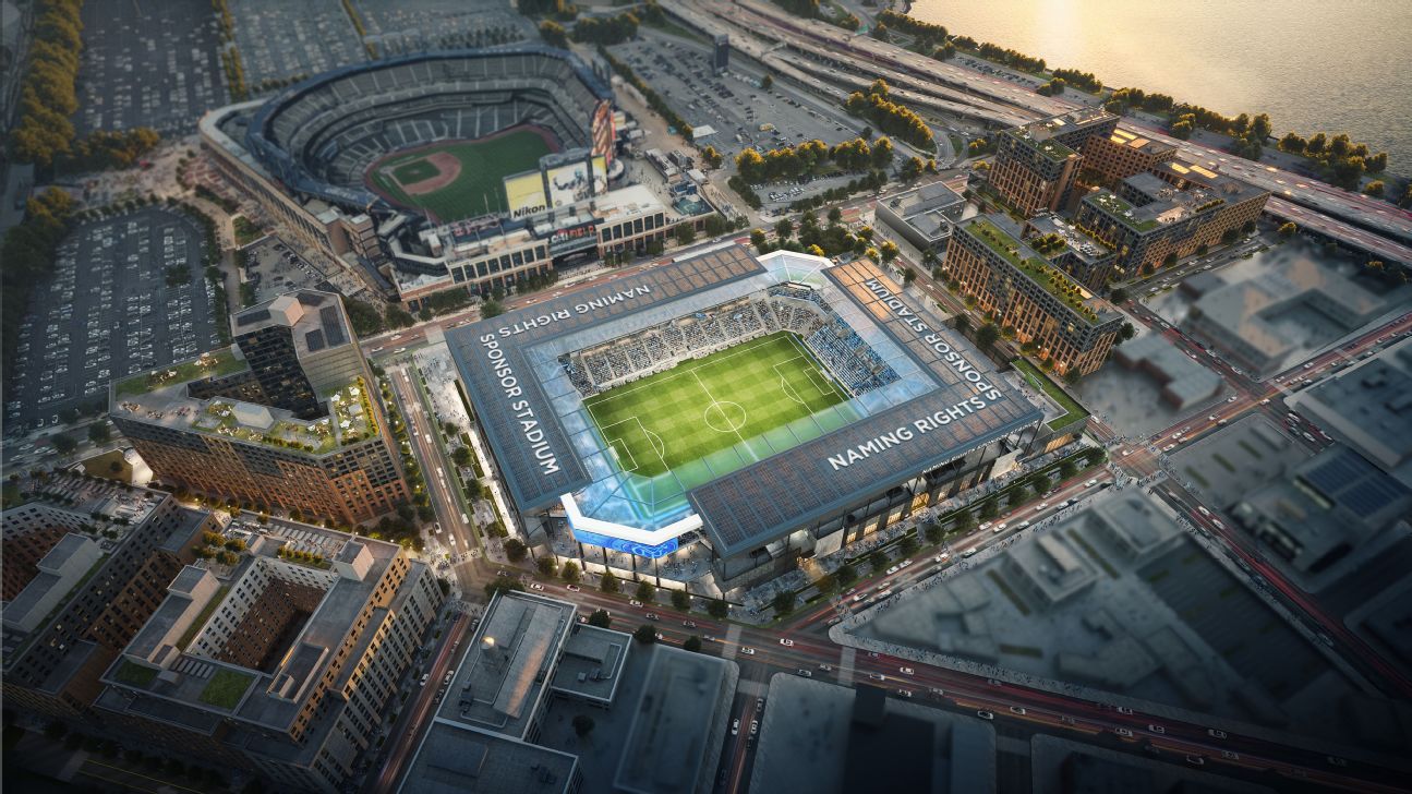 NYCFC postpones the launch of Etihad Park to the summer of 2027. 1