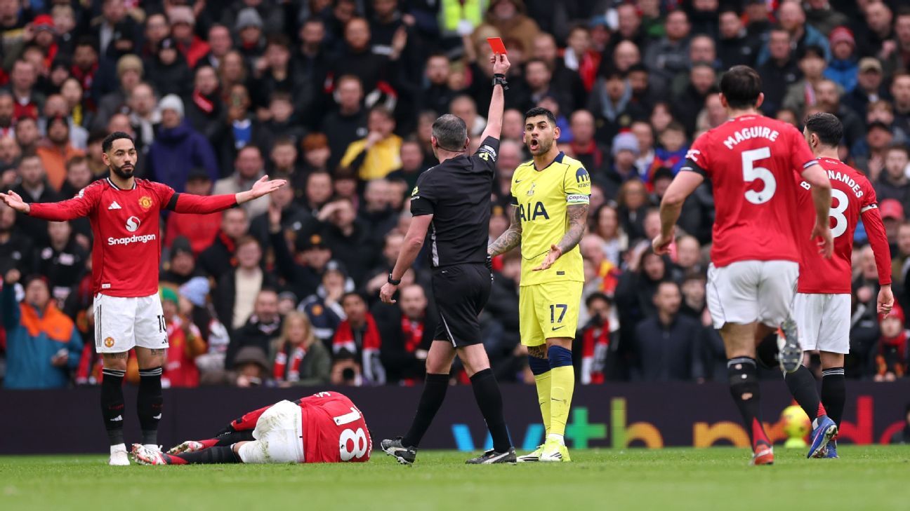 Tottenham's Thomas Frank: No intentions to remove Cristian Romero from captaincy following red card. 1