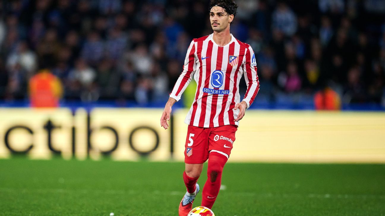 USMNT's Johnny Cardoso of Atlético sidelined for one week due to muscle injury. 1