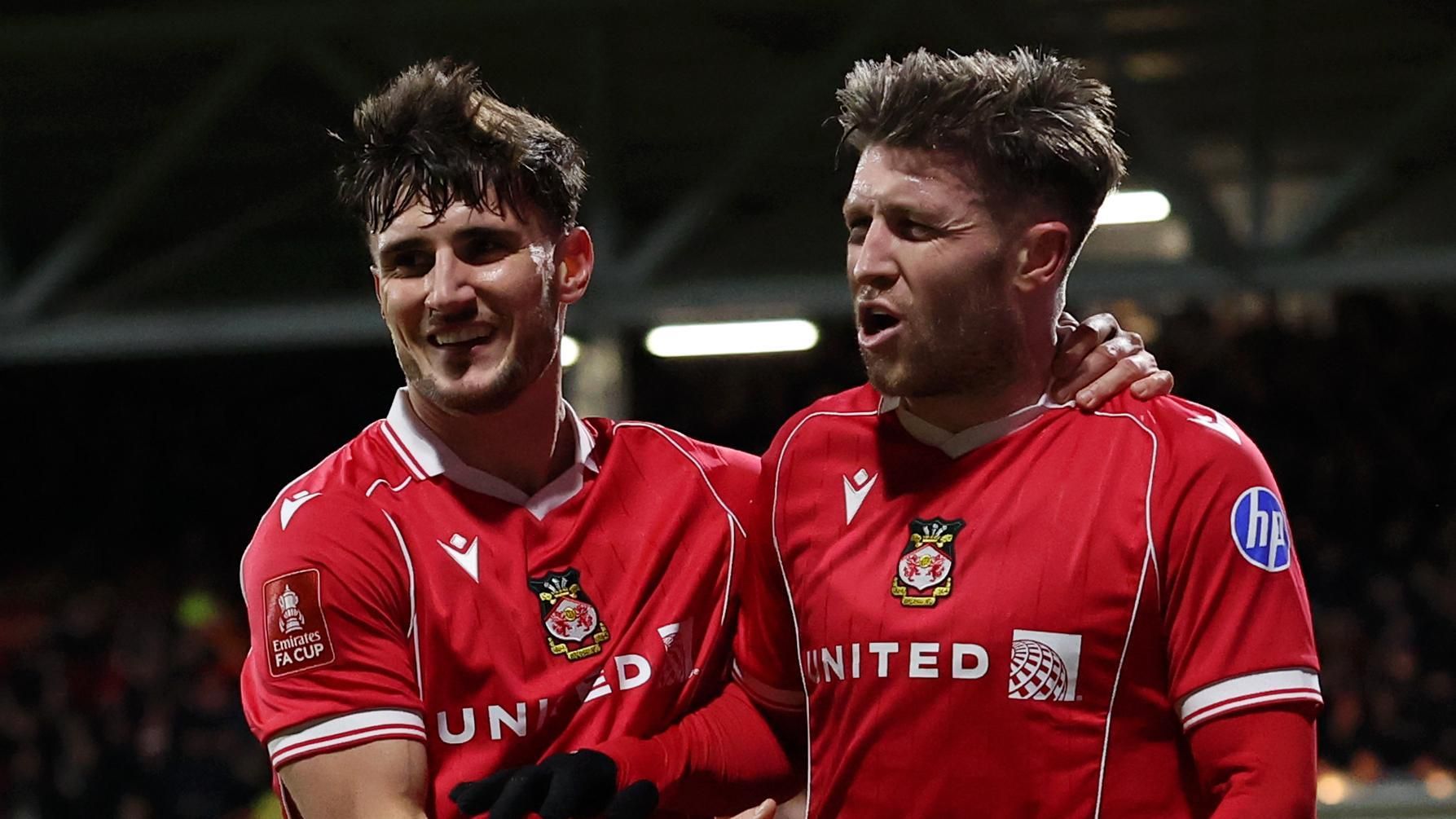 Wrexham advances to the FA Cup Round of 16 for the first time in 29 years. 1
